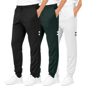 image:imageReal Essentials 3 Pack Boys Athletic Jogger Sweatpants  Kids Teens Youth Active Sports Pants with Pockets Sizes 518Set 11