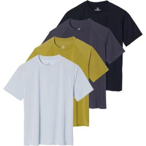 image:imageReal Essentials 4 Pack Womens Sun Shirt UPF 50 Short Sleeve UV Protection Quick Dry Rash Guard Hiking Top Plus AvailableSet 7
