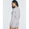 image:imageReal Essentials 2 Pack Womens Ribbed Knit Long Sleeve Top and Shorts Pullover Lounge Pajama Set Available In Plus SizeSet 2