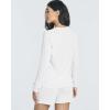 image:imageReal Essentials 2 Pack Womens Ribbed Knit Long Sleeve Top and Shorts Pullover Lounge Pajama Set Available In Plus SizeSet 4