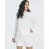 image:imageReal Essentials 2 Pack Womens Ribbed Knit Long Sleeve Top and Shorts Pullover Lounge Pajama Set Available In Plus SizeSet 4