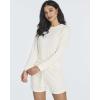 image:imageReal Essentials 2 Pack Womens Ribbed Knit Long Sleeve Top and Shorts Pullover Lounge Pajama Set Available In Plus SizeSet 5