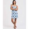 image:imageReal Essentials 3 Pack Womens Cami Nightgown  Sleeveless Soft Nightshirt Sleep Dress PlusSet 3
