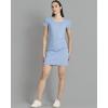 image:imageReal Essentials 3 Pack Womens Ribbed Mini Dress  Short Sleeve TShirt Dress Slim Fit Casual Summer DressSolid Black  Solid Iced Coffee  Solid Lichen Blue