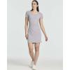 image:imageReal Essentials 3 Pack Womens Ribbed Mini Dress  Short Sleeve TShirt Dress Slim Fit Casual Summer DressSolid Black  Solid Ultimate Grey  Solid Tapioca