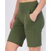 image:imageReal Essentials 4 Pack Womens 9 Bermuda Long High Waisted Shorts with Pockets Casual Workout Athletic Available in PlusSet 4
