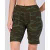 image:imageReal Essentials 4 Pack Womens 9 Bermuda Long High Waisted Shorts with Pockets Casual Workout Athletic Available in PlusSet 7