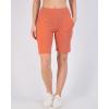 image:imageReal Essentials 4 Pack Womens 9 Bermuda Long High Waisted Shorts with Pockets Casual Workout Athletic Available in PlusSet 7