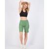 image:imageReal Essentials 4 Pack Womens 9 Bermuda Long High Waisted Shorts with Pockets Casual Workout Athletic Available in PlusSet 8