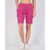 image:imageReal Essentials 4 Pack Womens 9 Bermuda Long High Waisted Shorts with Pockets Casual Workout Athletic Available in PlusSet 8