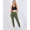 image:imageReal Essentials 3 Pack Womens Workout Yoga Jogger Track Pants  High Waist Running Athletic Sweatpants with Pockets PlusSet 2