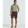 image:imageReal Essentials 3 Pack Mens 7 Golf Shorts with Pockets  Casual Athletic Active Hiking Workout Gym Small Set 3