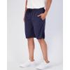 image:imageReal Essentials 3 Pack Mens 9 Mesh Basketball Shorts  Long Athletic Performance Gym Short with Pockets S3XHunter Green  Solid Navy  Solid Black