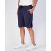 image:imageReal Essentials 3 Pack Mens 9 Mesh Basketball Shorts  Long Athletic Performance Gym Short with Pockets S3XRed  Solid Navy  Solid Black
