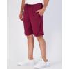 image:imageReal Essentials 3 Pack Mens 9 Mesh Basketball Shorts  Long Athletic Performance Gym Short with Pockets S3XSolid Burgundy  Charcoal  Solid Black