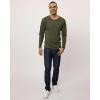 image:imageReal Essentials 3 Pack Mens Cotton Long Sleeve Crew Neck TShirt with Pocket  Soft Work Casual Jersey Tees Big amp TallSet 3