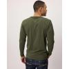image:imageReal Essentials 3 Pack Mens Cotton Long Sleeve Crew Neck TShirt with Pocket  Soft Work Casual Jersey Tees Big amp TallSet 3