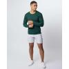 image:imageReal Essentials 3 Pack Mens Cotton Long Sleeve Crew Neck TShirt with Pocket  Soft Work Casual Jersey Tees Big amp TallSet 4