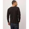 image:imageReal Essentials 3 Pack Mens Cotton Long Sleeve Crew Neck TShirt with Pocket  Soft Work Casual Jersey Tees Big amp TallSet 5