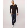 image:imageReal Essentials 3 Pack Mens Cotton Long Sleeve Crew Neck TShirt with Pocket  Soft Work Casual Jersey Tees Big amp TallSet 5