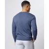 image:imageReal Essentials 3 Pack Mens Cotton Long Sleeve Crew Neck TShirt with Pocket  Soft Work Casual Jersey Tees Big amp TallSet 6