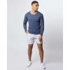image:imageReal Essentials 3 Pack Mens Cotton Long Sleeve Crew Neck TShirt with Pocket  Soft Work Casual Jersey Tees Big amp TallSet 6