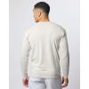 image:imageReal Essentials 3 Pack Mens Cotton Long Sleeve Crew Neck TShirt with Pocket  Soft Work Casual Jersey Tees Big amp TallSet 7
