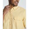 image:imageReal Essentials 3 Pack Mens ShortSleeve Oxford Solid Button Down Collar Casual Shirts with Pocket Available in Big amp TallSet 1