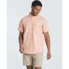 image:imageReal Essentials 3 Pack Mens ShortSleeve Oxford Solid Button Down Collar Casual Shirts with Pocket Available in Big amp TallSet 2