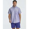 image:imageReal Essentials 3 Pack Mens ShortSleeve Oxford Solid Button Down Collar Casual Shirts with Pocket Available in Big amp TallSet 3