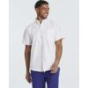 image:imageReal Essentials 3 Pack Mens ShortSleeve Oxford Solid Button Down Collar Casual Shirts with Pocket Available in Big amp TallSet 8