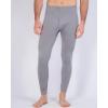 image:imageReal Essentials 3 Pack Mens Thermal Underwear Base Layer Fleece Lined Pants with Fly  Long John BottomBig amp TallSet E