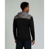 image:imageReal Essentials 3 Pack Mens Mesh Hoodies  Lightweight Long Sleeve Workout amp Gym Pullover Big amp TallSet 1