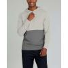 image:imageReal Essentials 3 Pack Mens Mesh Hoodies  Lightweight Long Sleeve Workout amp Gym Pullover Big amp TallSet 8