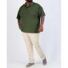image:imageReal Essentials 3 Pack Mens Short Sleeve Golf Polo Casual Workout Sports Moisture Wicking Collared Shirt Big amp TallSet B