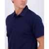 image:imageReal Essentials 3 Pack Mens Short Sleeve Golf Polo Casual Workout Sports Moisture Wicking Collared Shirt Big amp TallSet B