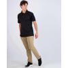 image:imageReal Essentials 3 Pack Mens Short Sleeve Golf Polo Casual Workout Sports Moisture Wicking Collared Shirt Big amp TallSet C
