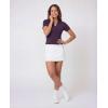 image:imageLadies SS Dry Fit VNeck PoloSolid Black  Solid Plum Perfect  Solid Orchid Petal