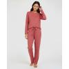 image:imageReal Essentials 2 Pack Womens Comfy Pajama Sets  Short Sleeve Ladies Loungewear Sleepwear PJs Available In PlusSet B Blue  Burgundy