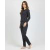 image:imageReal Essentials 2 Pack Womens Comfy Pajama Sets  Short Sleeve Ladies Loungewear Sleepwear PJs Available In PlusSet C Black  Pink