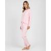 image:imageReal Essentials 2 Pack Womens Comfy Pajama Sets  Short Sleeve Ladies Loungewear Sleepwear PJs Available In PlusSet F Green  Pink