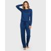 image:imageReal Essentials 2 Pack Womens Comfy Pajama Sets  Short Sleeve Ladies Loungewear Sleepwear PJs Available In PlusSet G Blue  Pink