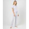 image:imageReal Essentials 2 Pack Womens Comfy Pajama Sets  Short Sleeve Ladies Loungewear Sleepwear PJs Available In PlusSet J Gray  Pink