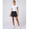 image:imageReal Essentials 3 Pack Womens 16 Curved Hem Golf Skort with Zip Pockets  Ladies Athletic Tennis Pickleball Workout SkirtsSet 1