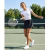 image:imageReal Essentials 3 Pack Womens 16 Curved Hem Golf Skort with Zip Pockets  Ladies Athletic Tennis Pickleball Workout SkirtsSet 1
