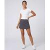 image:imageReal Essentials 3 Pack Womens 16 Curved Hem Golf Skort with Zip Pockets  Ladies Athletic Tennis Pickleball Workout SkirtsSet 3