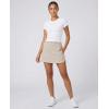 image:imageReal Essentials 3 Pack Womens 16 Curved Hem Golf Skort with Zip Pockets  Ladies Athletic Tennis Pickleball Workout SkirtsSet 6