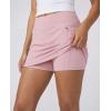image:imageReal Essentials 3 Pack Womens 16 Curved Hem Golf Skort with Zip Pockets  Ladies Athletic Tennis Pickleball Workout SkirtsSet 8
