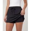 image:imageReal Essentials 3 Pack Womens 16 Tie Waistband Skort  Athletic Golf Tennis Pickleball Hiking Running Skorts with PocketsSet 1