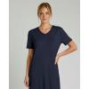 image:imageReal Essentials 3 Pack Womens Soft Maxi Long Nightshirt Short Sleeve Soft Nightgown Sleep Dress Available in Plus SizeSet 10
